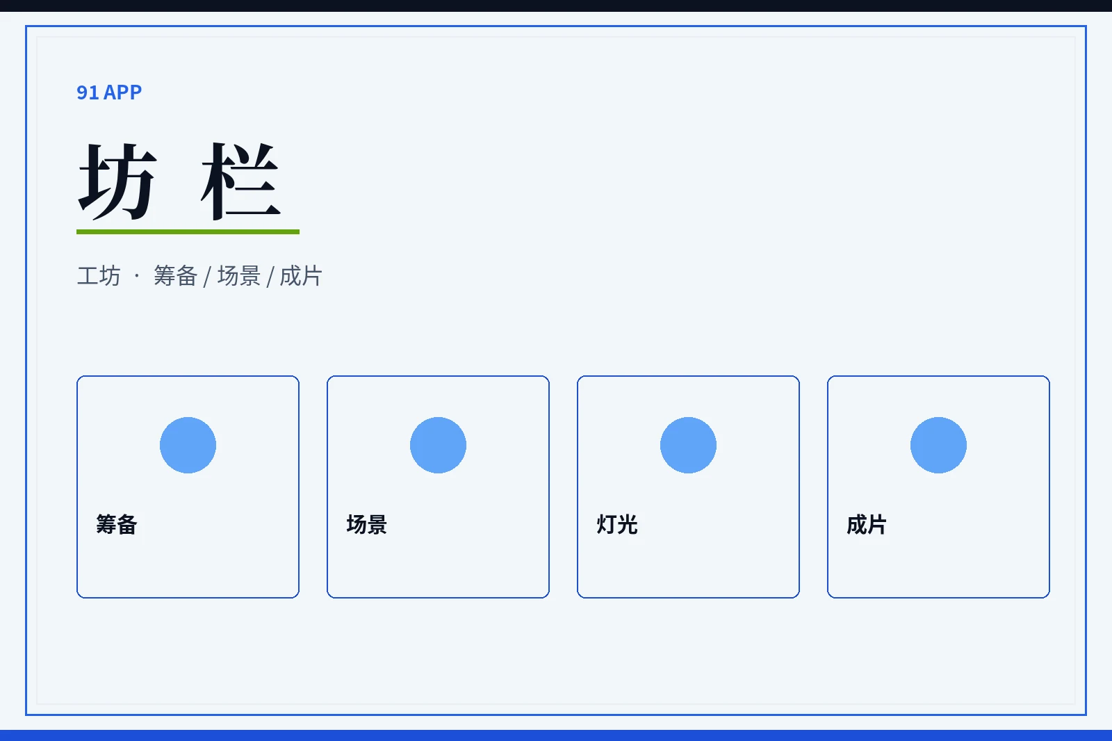 91APP坊栏制作过程